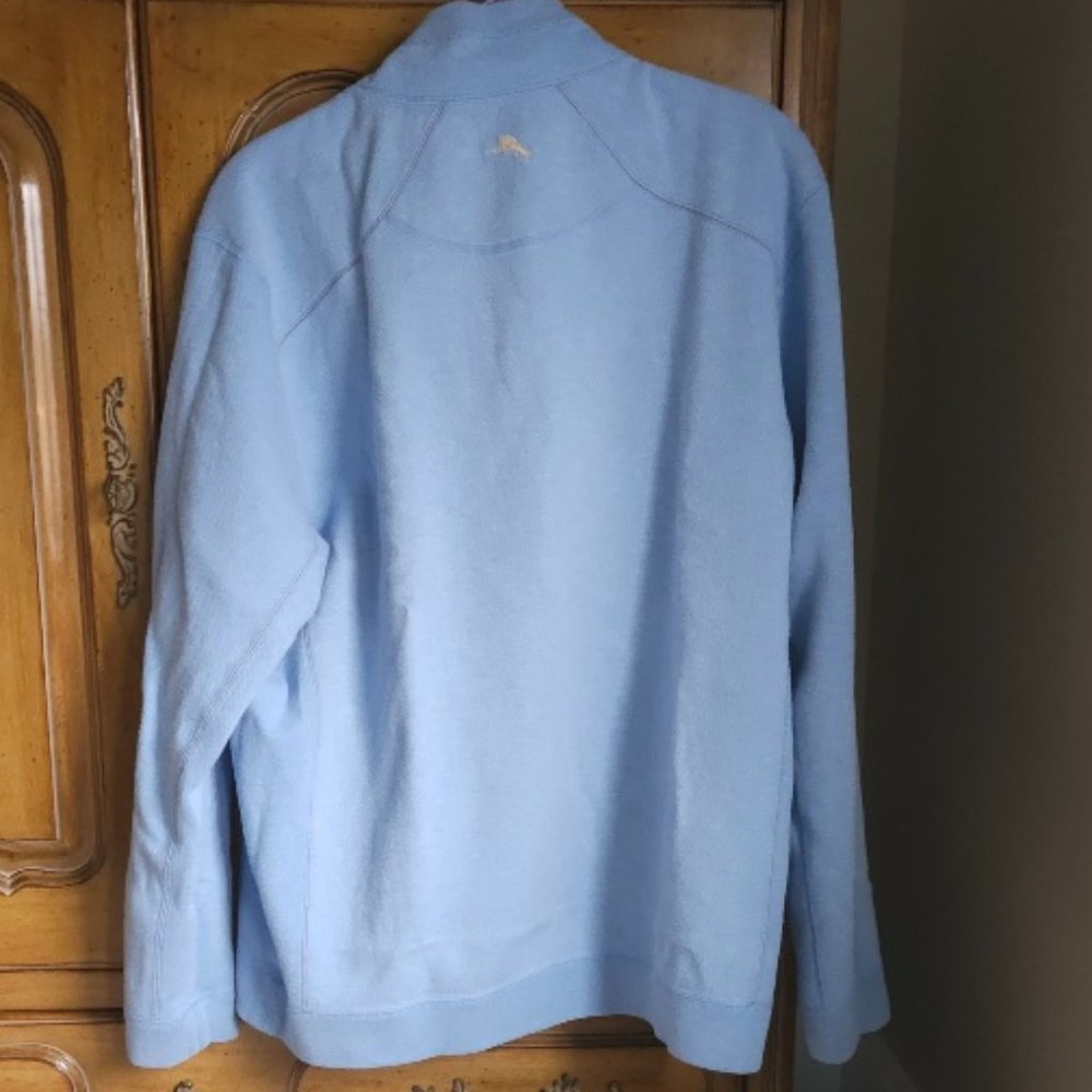Tommy Bahama Flip Coast Half-Zip Reversible Sweatshirt - Picture 5 of 8